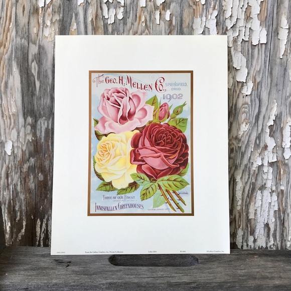 Cottage Other - Victorian Cottage Style Print Lithograph #3